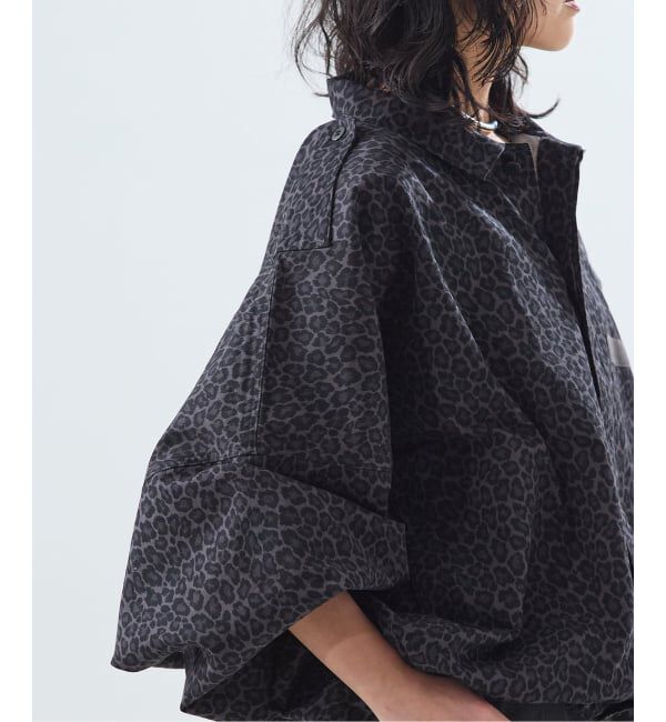 journal standard L'essage「《予約》別注【ILL ONE EIGHTY/イル ワンエイティ】LEOPARD ショートブルゾン」|ミリタリージャケット|