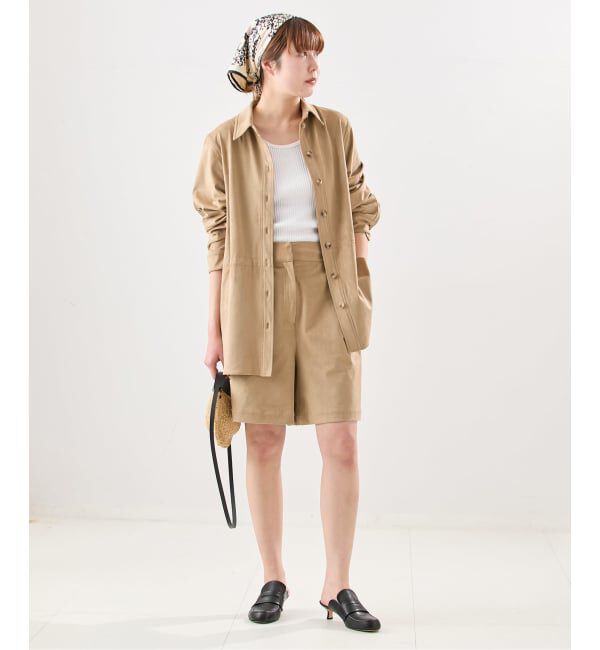 journal standard L'essage「《予約》【URBAN CODE/アーバンコード】 Faux Suede SH：シャツ」|シャツ・ブラウス|