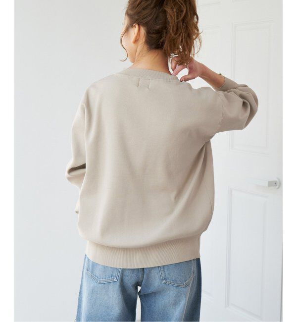 Spick and Span「《WEB限定 / 追加2》ウォッシャブクルーネックカーディガン」|カーディガン|