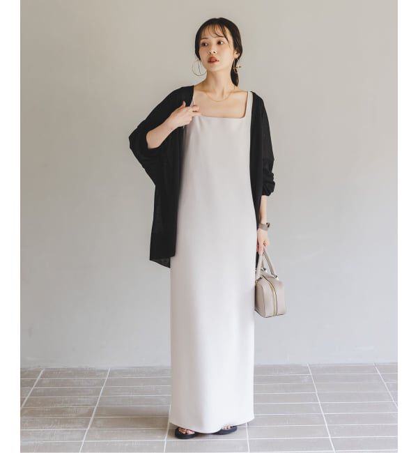 NOBLE「《WEB限定追加》【洗える】18Gシアー オーバーサイズカーディガン2」|カーディガン|