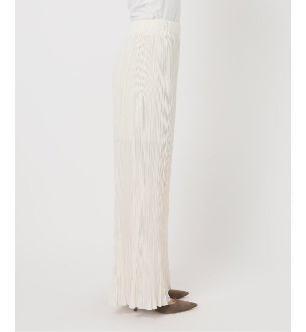 NOBLE「ファジーシフォンランダムプリーツパンツ」|その他|