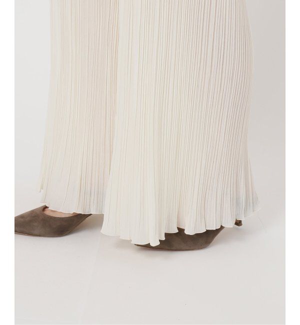 NOBLE「ファジーシフォンランダムプリーツパンツ」|その他|