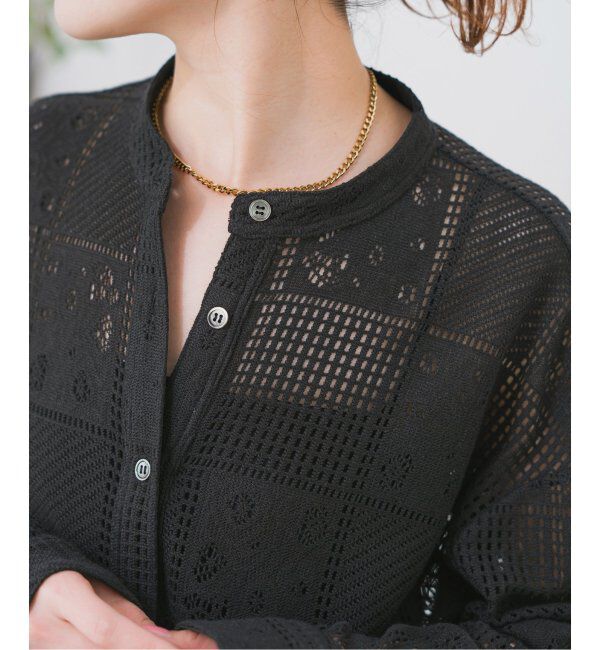 Spick and Span「《追加3》PEレースシャツ」|シャツ・ブラウス|