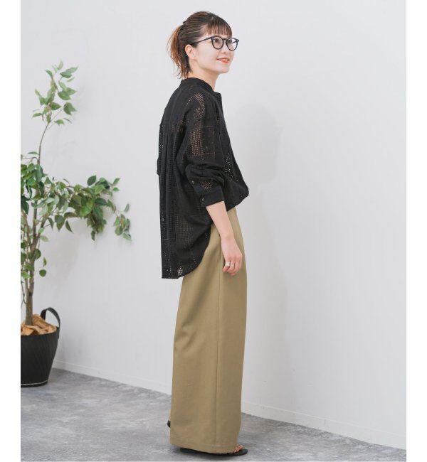 Spick and Span「《追加3》PEレースシャツ」|シャツ・ブラウス|