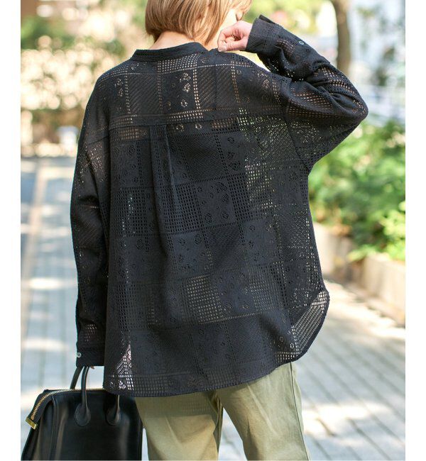 Spick and Span「《追加3》PEレースシャツ」|シャツ・ブラウス|