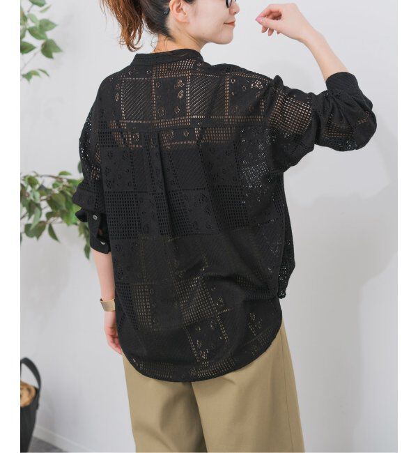 Spick and Span「《追加3》PEレースシャツ」|シャツ・ブラウス|