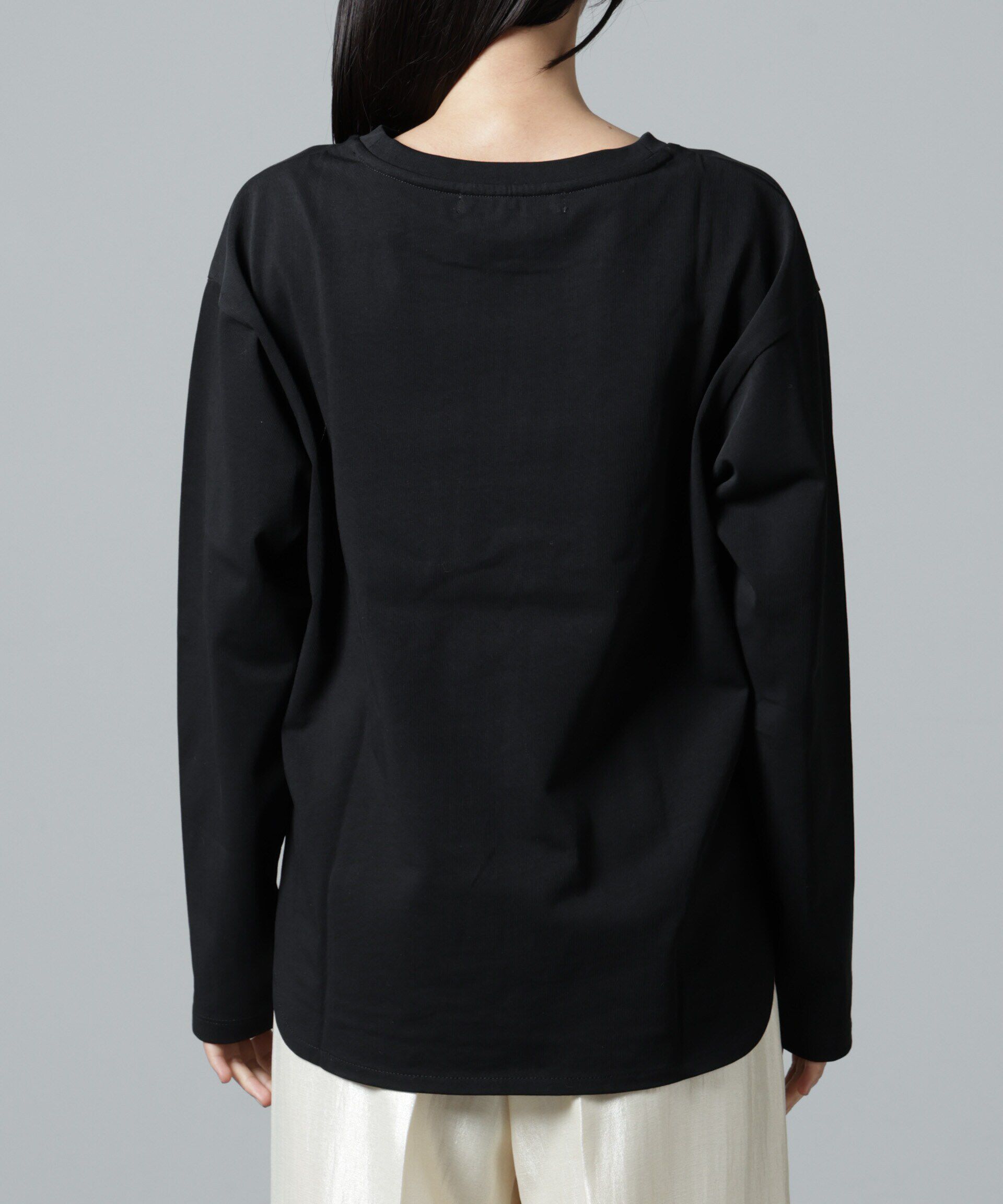 nano･universe「サイドスリットロングスリーブTシャツ」|Tシャツ・カットソー|