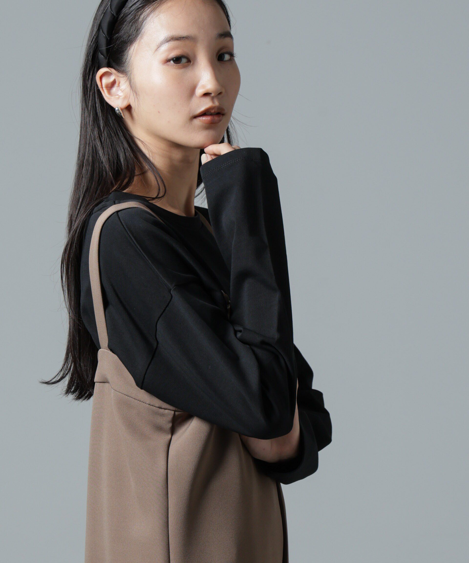 nano･universe「サイドスリットロングスリーブTシャツ」|Tシャツ・カットソー|