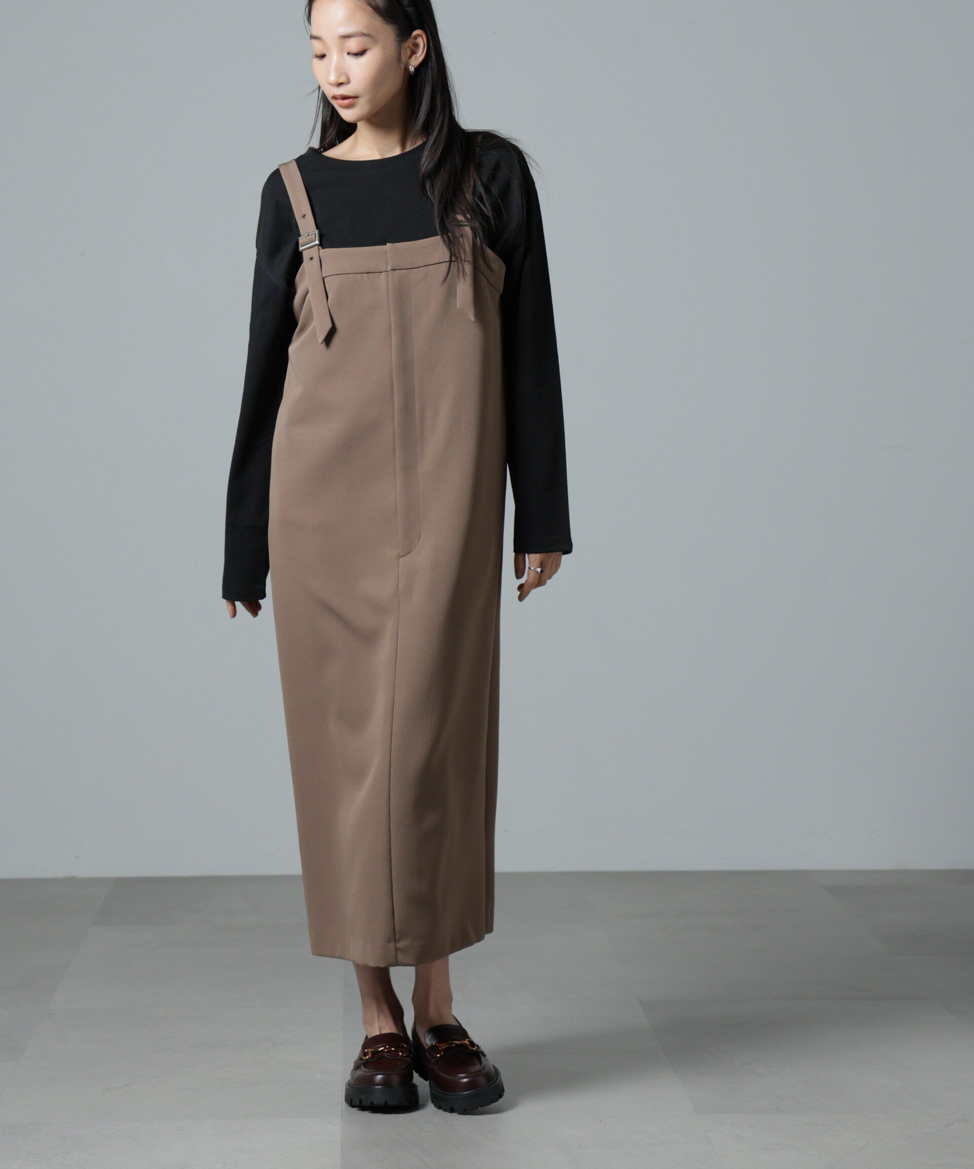 nano･universe「サイドスリットロングスリーブTシャツ」|Tシャツ・カットソー|