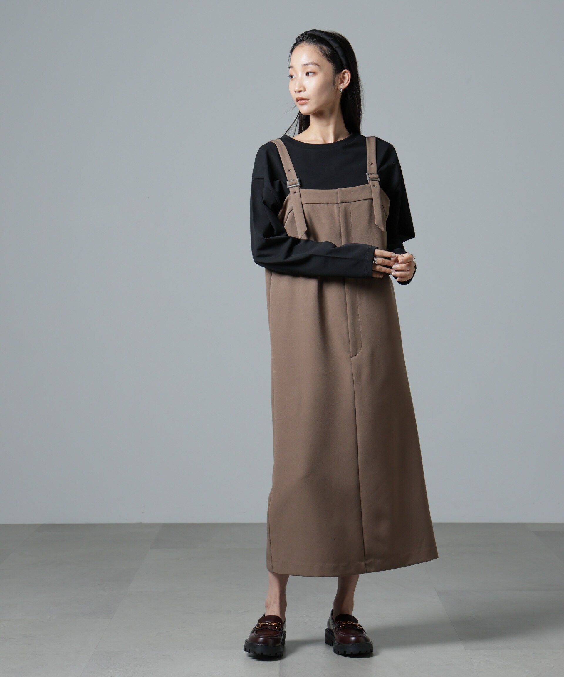 nano･universe「サイドスリットロングスリーブTシャツ」|Tシャツ・カットソー|