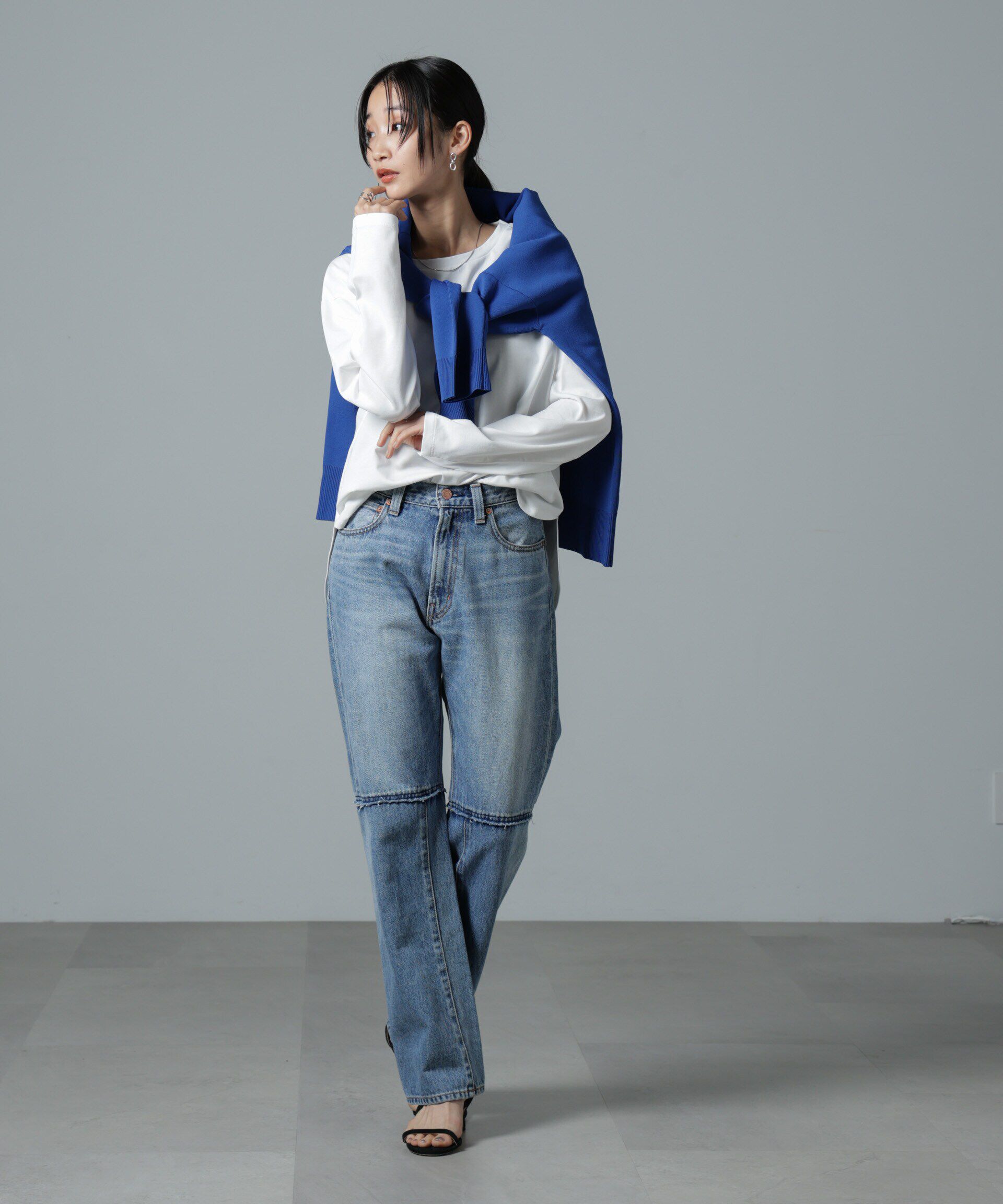 nano･universe「サイドスリットロングスリーブTシャツ」|Tシャツ・カットソー|