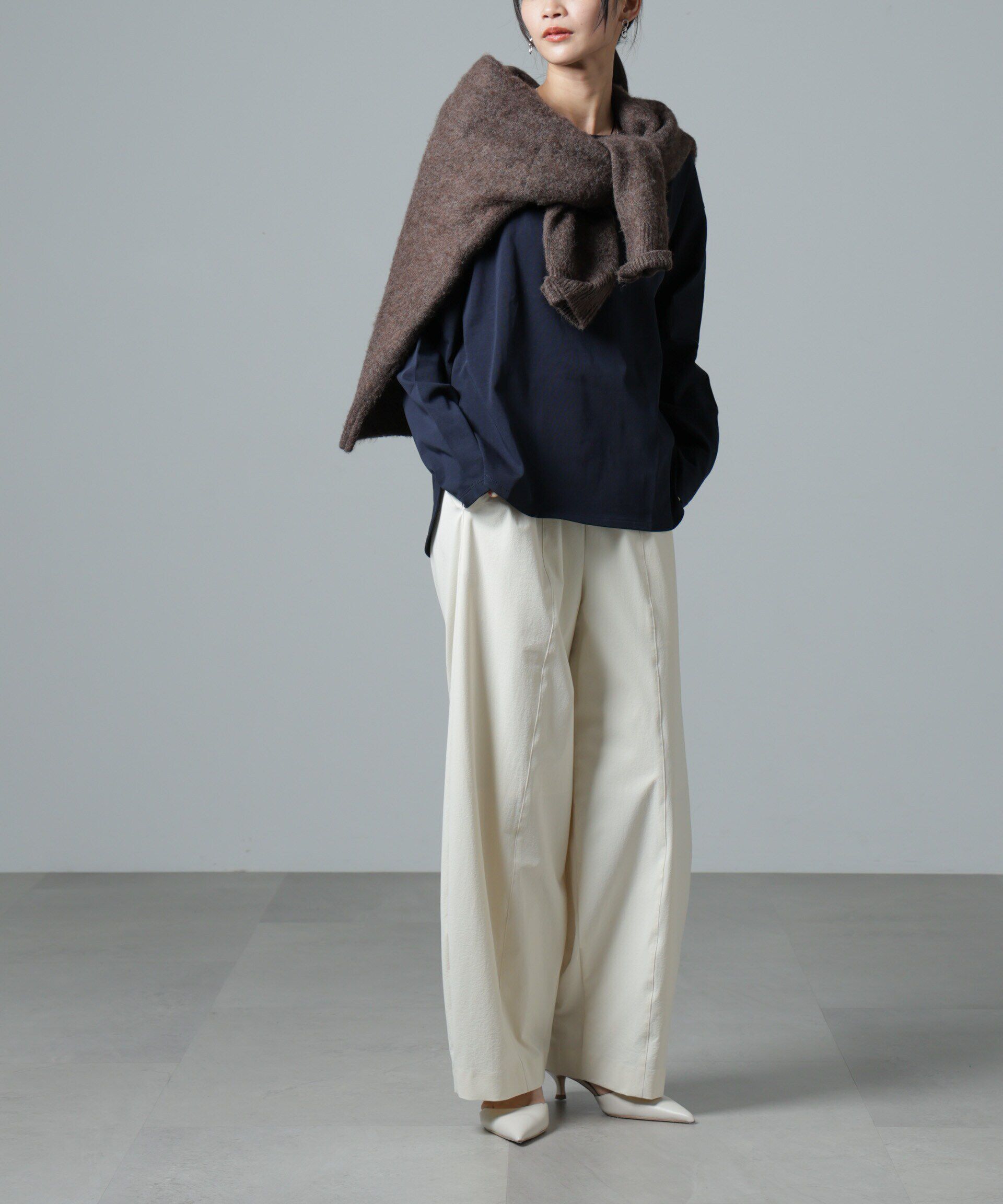 nano･universe「サイドスリットロングスリーブTシャツ」|Tシャツ・カットソー|