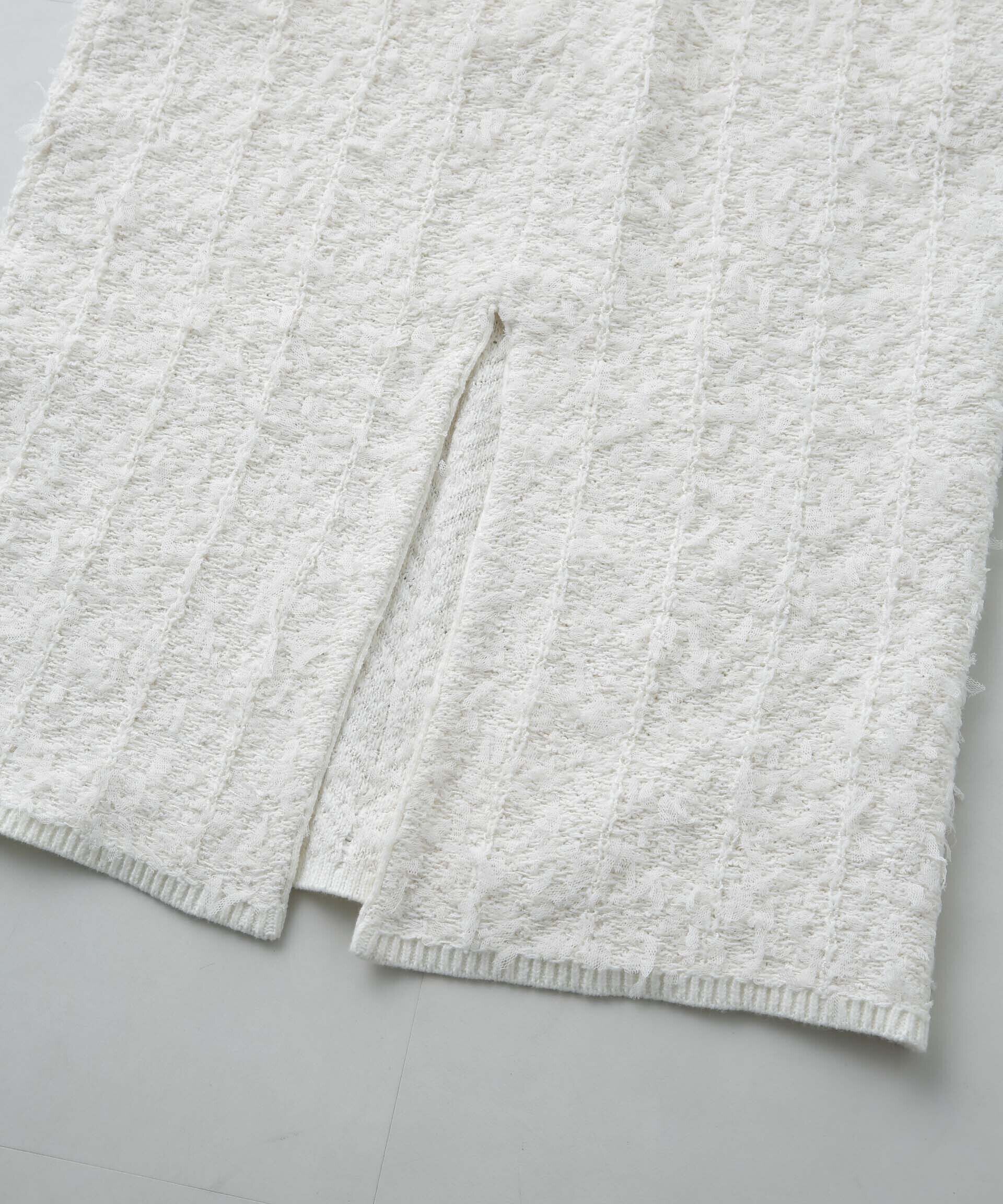 nano･universe「チュールモールニットスカート（セットアップ可）」|スカート|