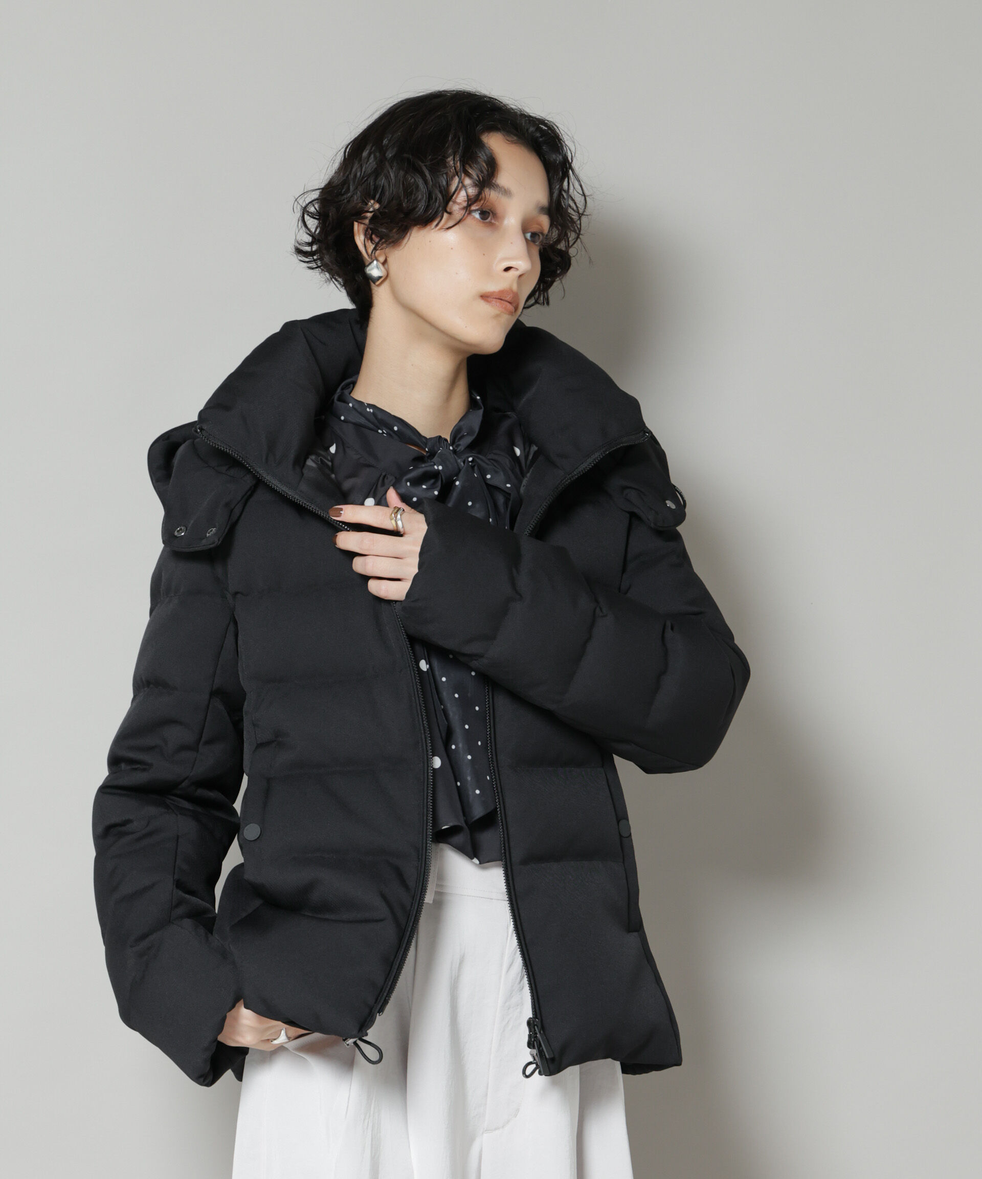 nano･universe「「西川ダウン(R)」サージショートダウン」|ダウン|