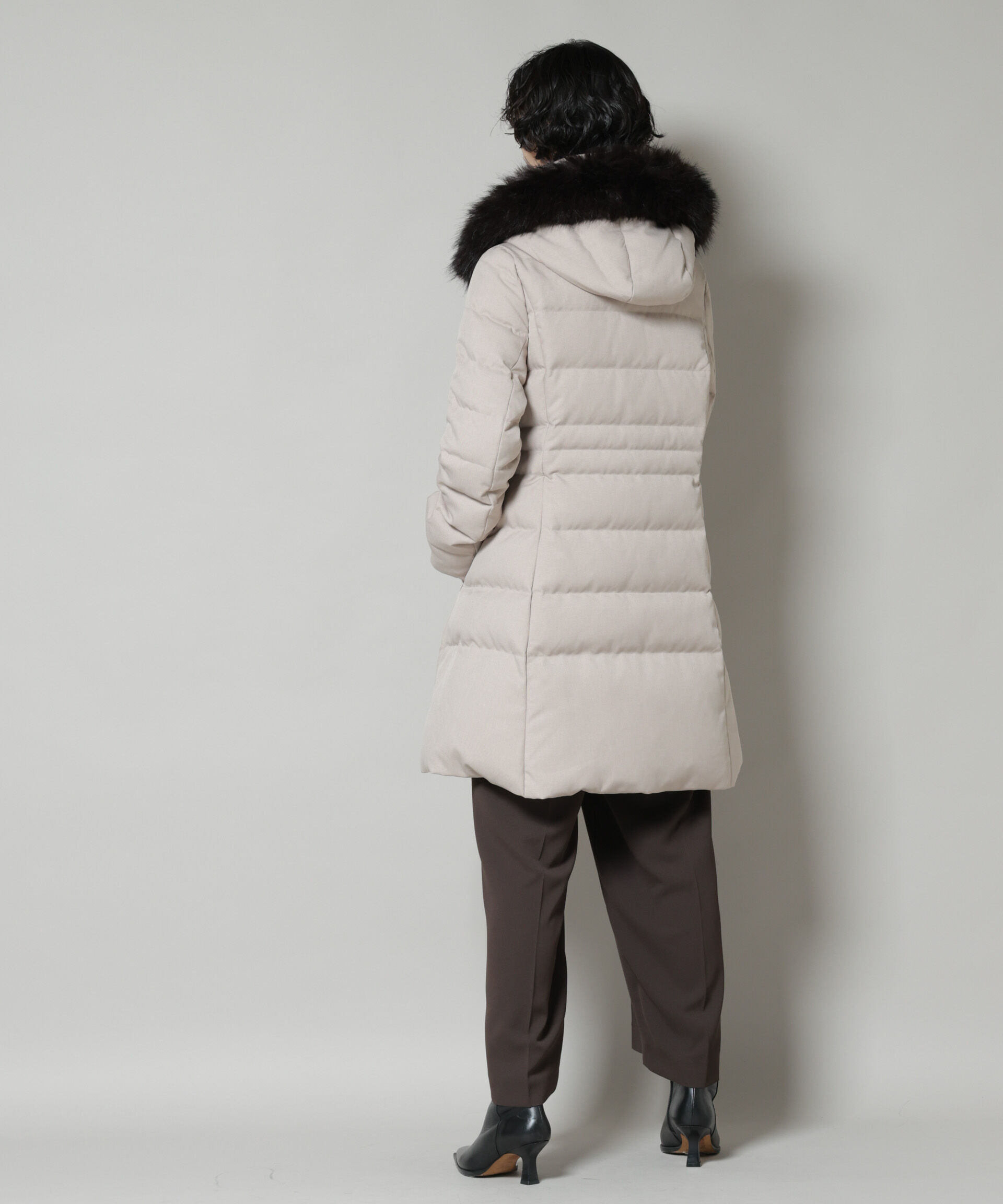 nano･universe「「西川ダウン(R)」サージロングダウン」|ダウン|