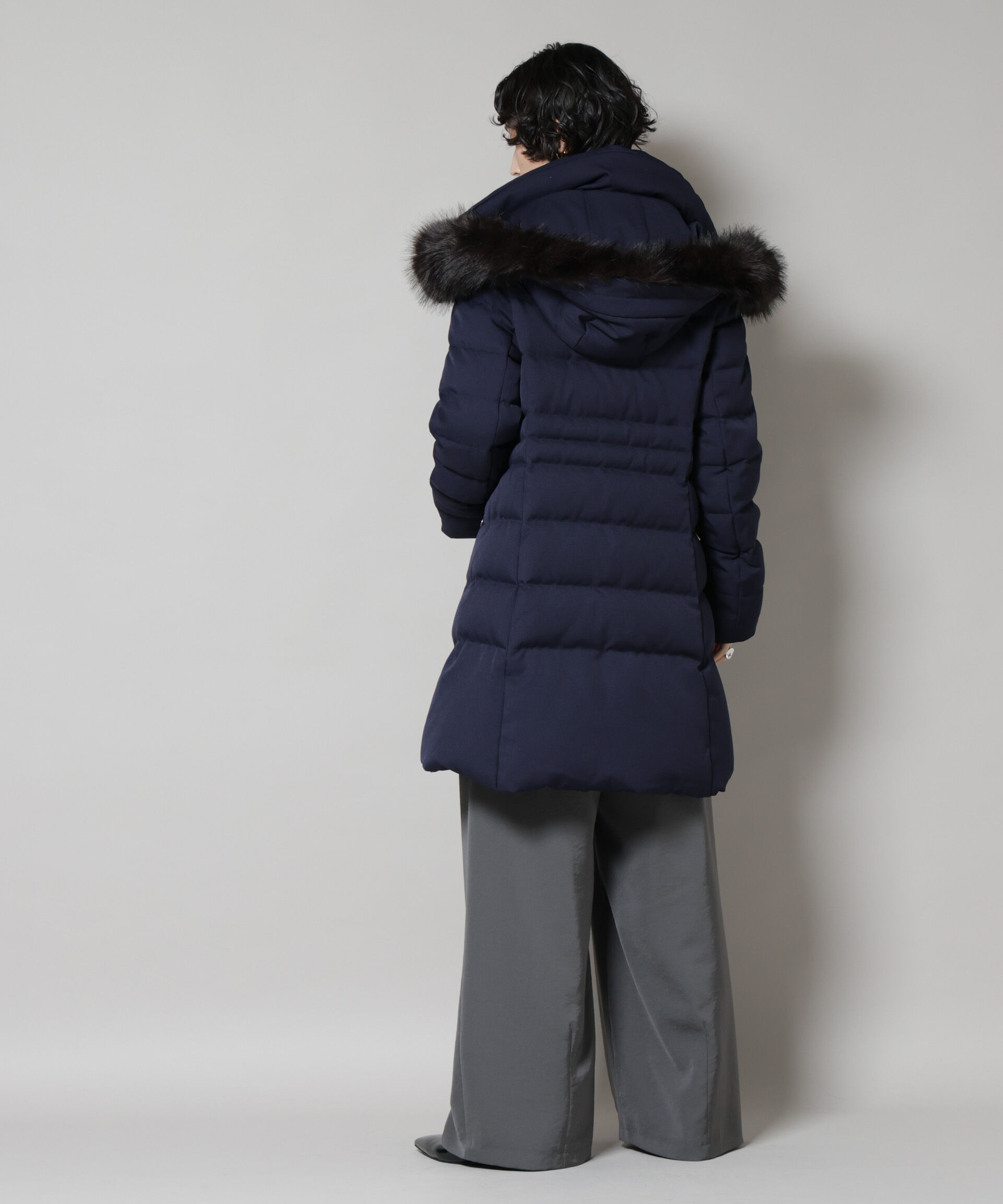 nano･universe「「西川ダウン(R)」サージロングダウン」|ダウン|