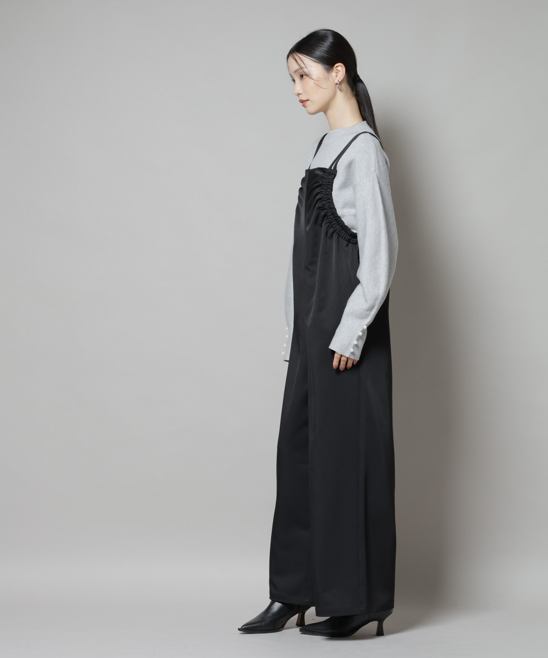 nano･universe「ミラノリブパールニットプルオーバー」|ニット・セーター|