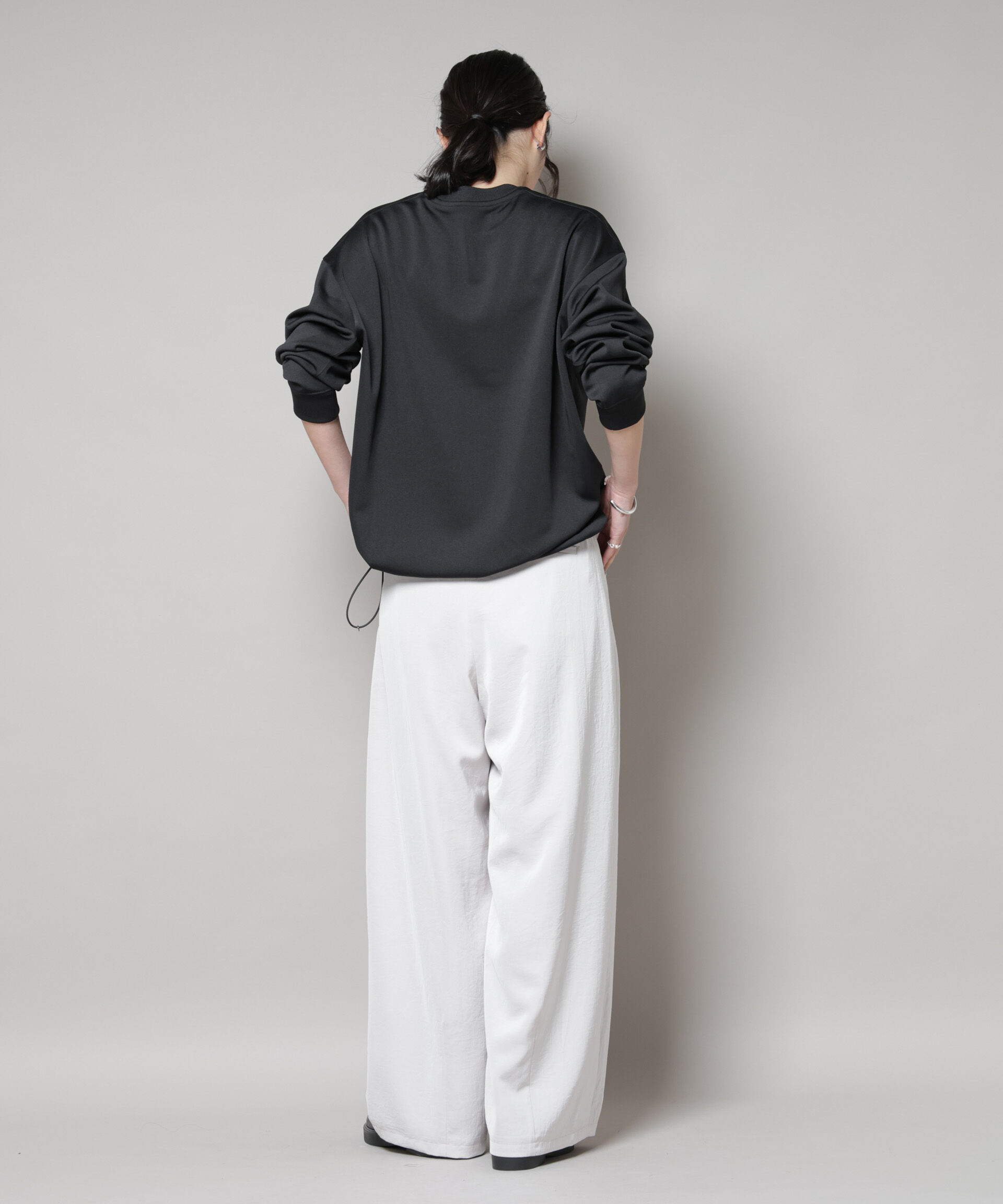 nano･universe「「MC」coveross(R)フリースボンディングクルーネック(セットアップ可)」|Tシャツ・カットソー|