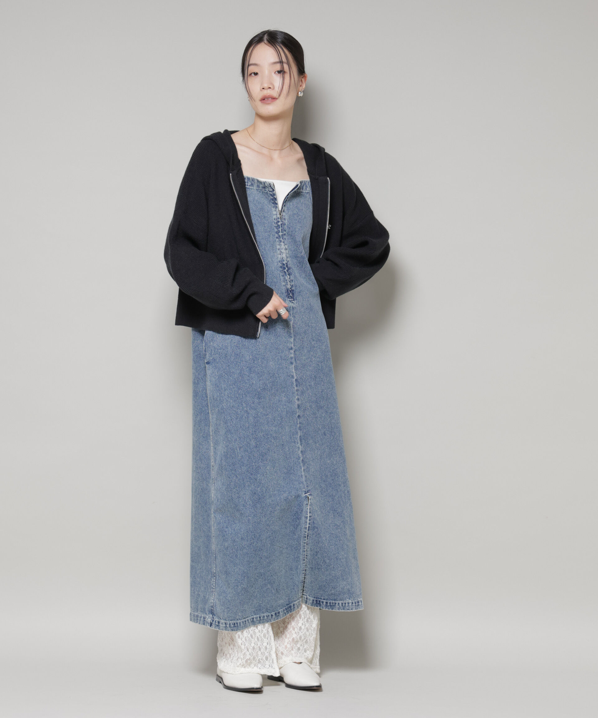 nano･universe「PENNEYS別注TheFOXニットフーディー」|ニット・セーター|