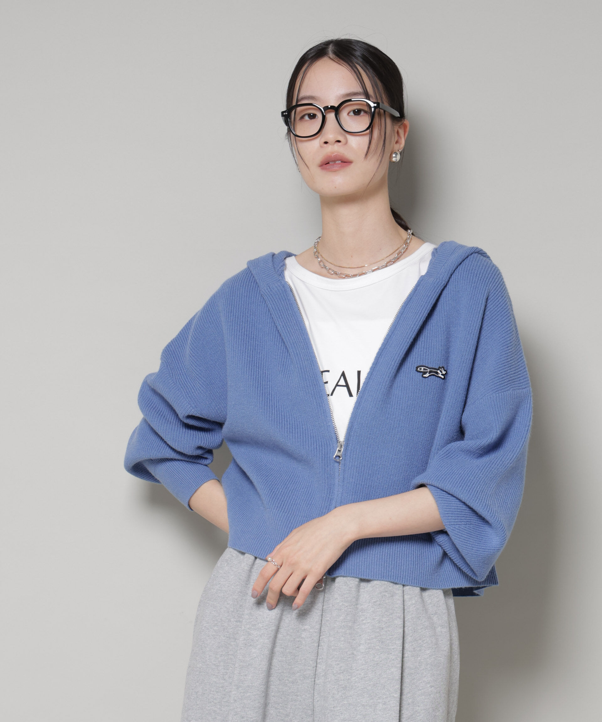 nano･universe「PENNEYS別注TheFOXニットフーディー」|ニット・セーター|