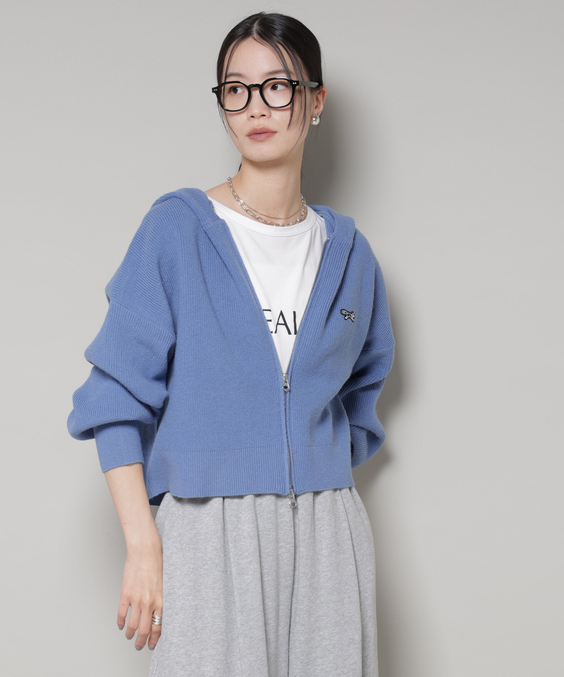 nano･universe「PENNEYS別注TheFOXニットフーディー」|ニット・セーター|