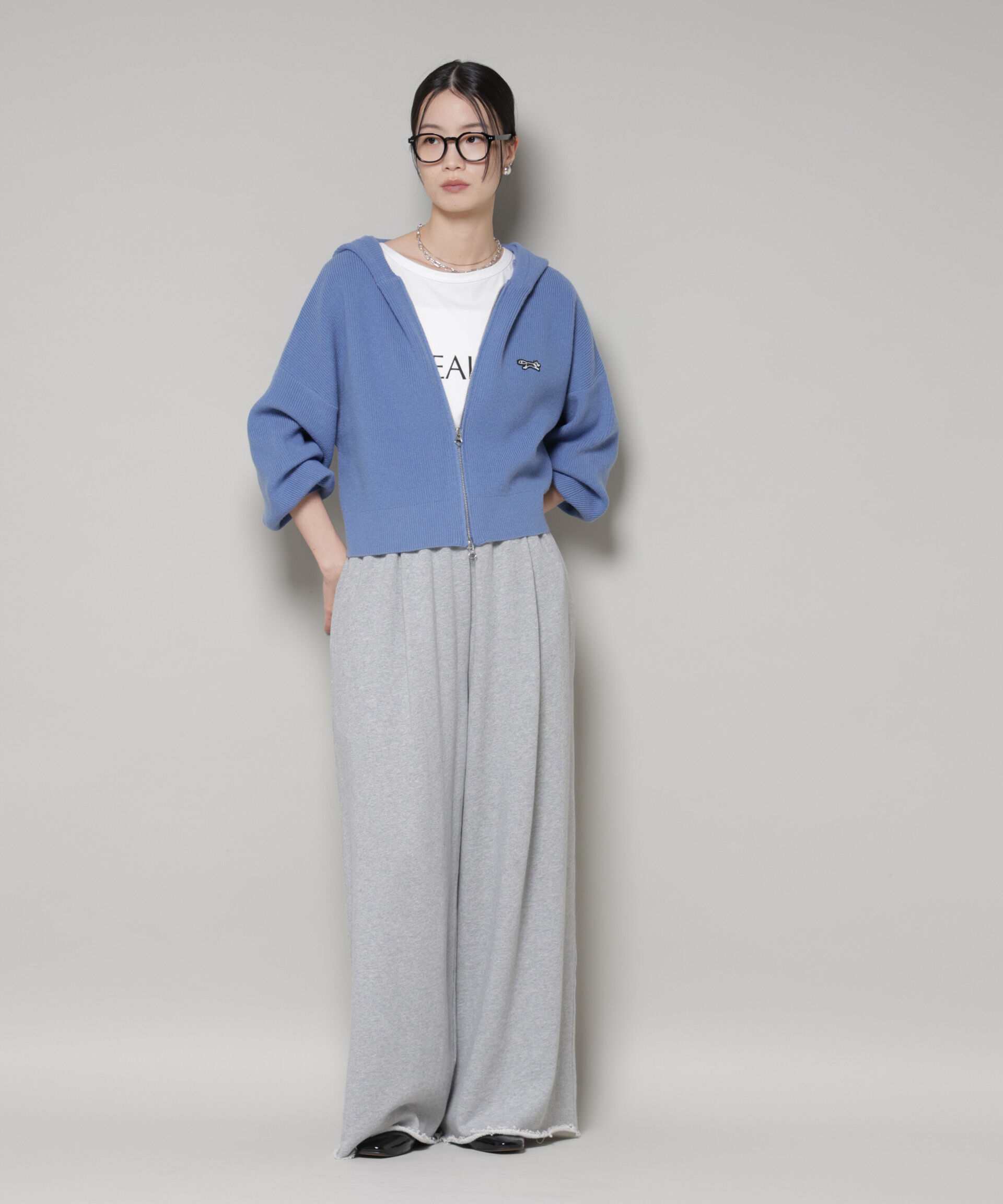 nano･universe「PENNEYS別注TheFOXニットフーディー」|ニット・セーター|