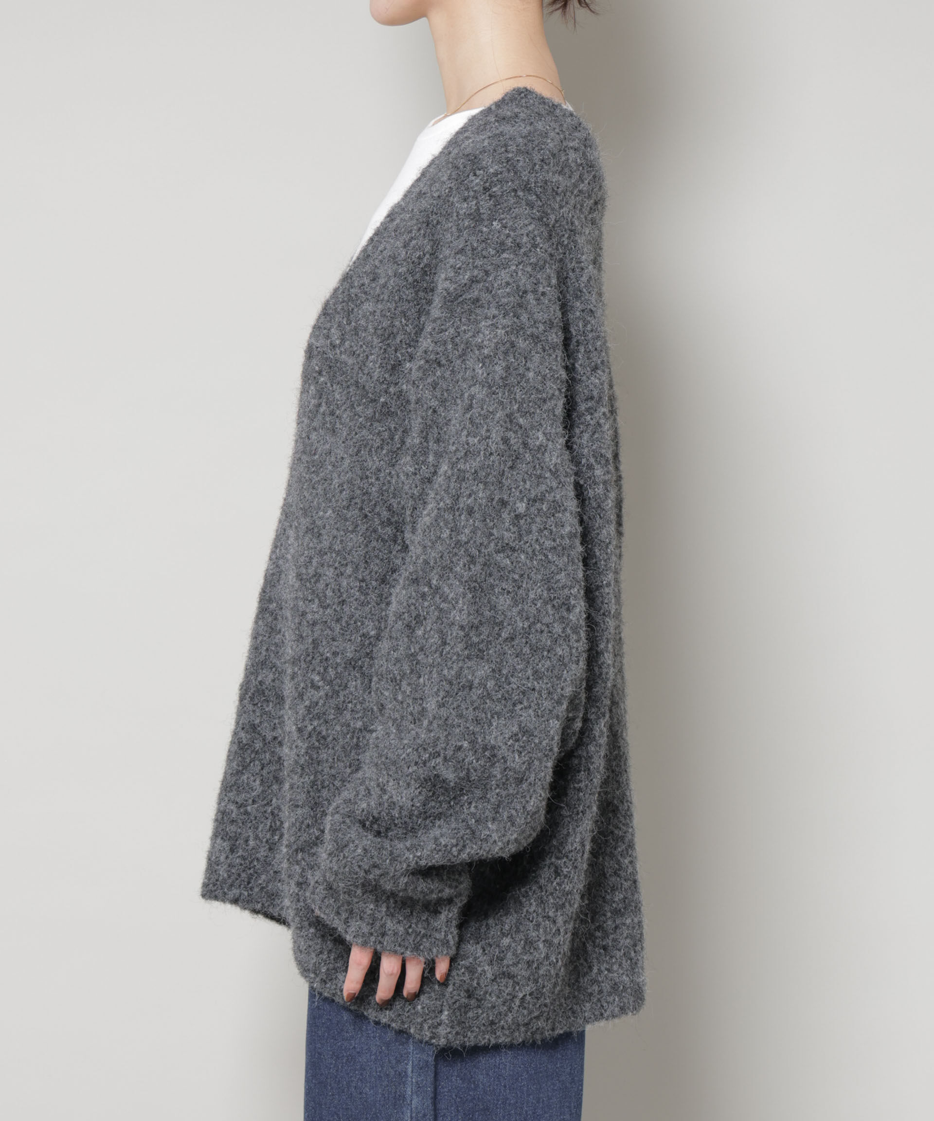 nano･universe「深Vネックオーバーニットプルオーバー」|ニット・セーター|