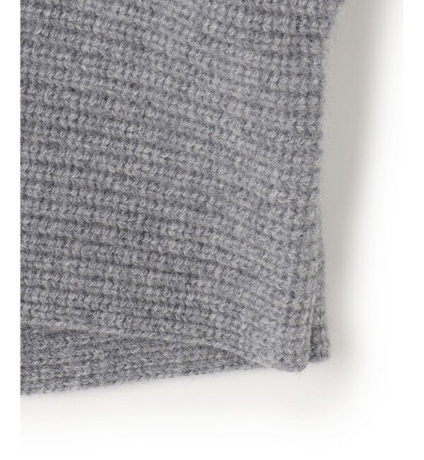 23区「【洗える】ウールカシミヤチャンキー クロップド スキッパーニット」|ニット・セーター|