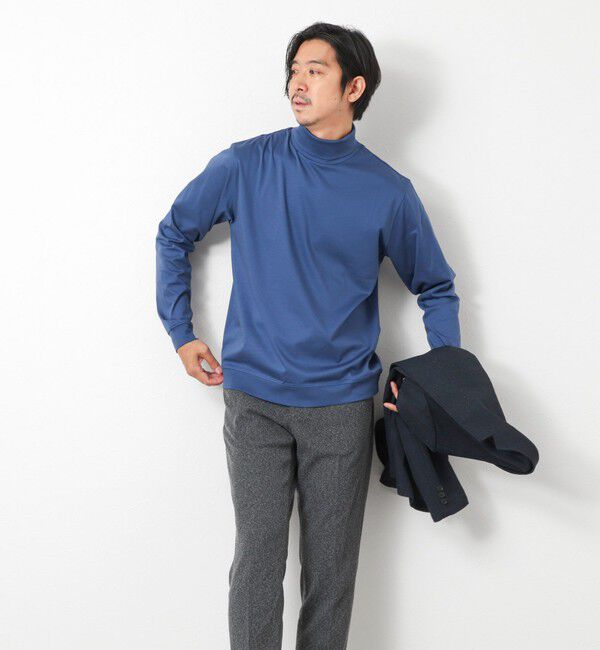 NOLLEY'S goodman「《ビジカジ対応》シルケットスムースドレスL/S TN Tシャツ 25AW」|Tシャツ・カットソー|