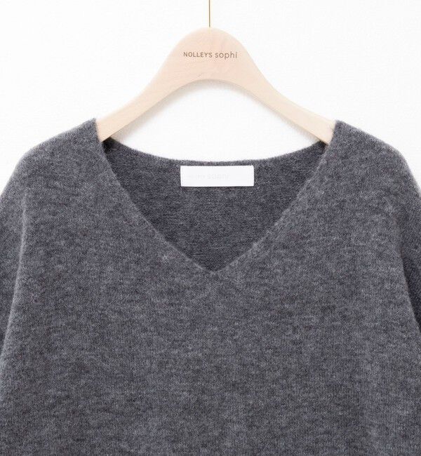NOLLEY'S sophi「《手洗い可能》アルパカ混Vネックプルオーバー」|ニット・セーター|