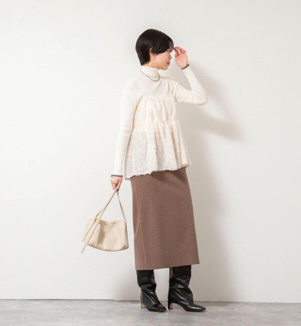 NOLLEY'S「ウォッシャブルカットジャガードビスチェ」|キャミソール|