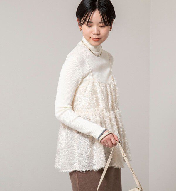 NOLLEY'S「ウォッシャブルカットジャガードビスチェ」|キャミソール|