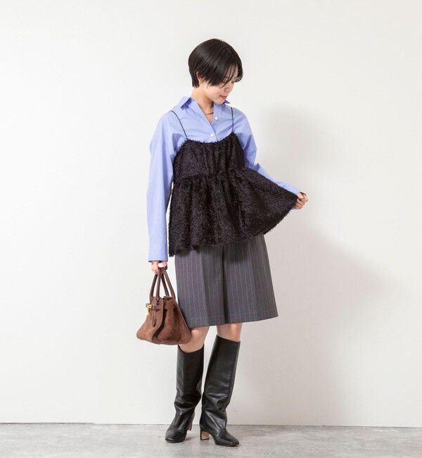 NOLLEY'S「ウォッシャブルカットジャガードビスチェ」|キャミソール|