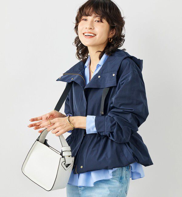 NOLLEY'S「【WEB限定カラー】ウォッシャブル2WAY撥水フーテッドブルゾン」|ブルゾン・スタジャン|