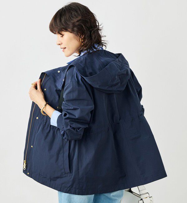 NOLLEY'S「【WEB限定カラー】ウォッシャブル2WAY撥水フーテッドブルゾン」|ブルゾン・スタジャン|