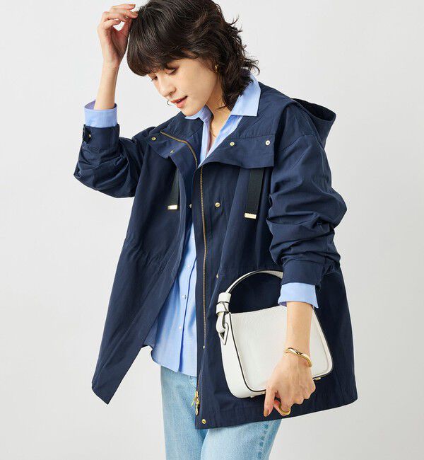 NOLLEY'S「【WEB限定カラー】ウォッシャブル2WAY撥水フーテッドブルゾン」|ブルゾン・スタジャン|