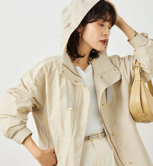 NOLLEY'S「【WEB限定カラー】ウォッシャブル2WAY撥水フーテッドブルゾン」|ブルゾン・スタジャン|