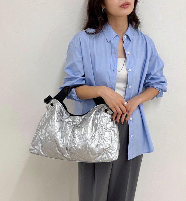 fredy emue「星キルティング2ＷAYトートバッグ」|ショルダー・メッセンジャー|シルバー