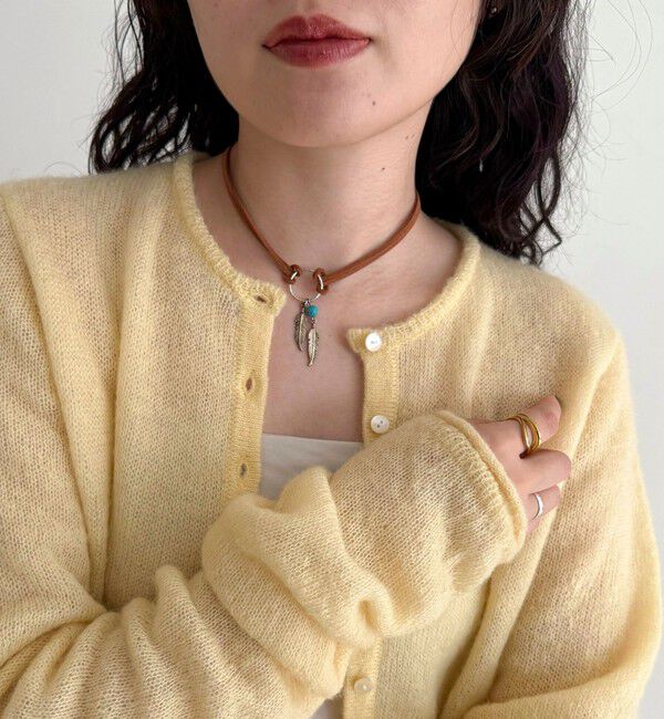 fredy emue「フェザートップチョーカー」|その他|ブラウン