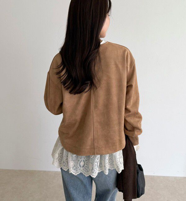 fredy emue「フェイクスエードダンボールプルオーバー」|Tシャツ・カットソー|