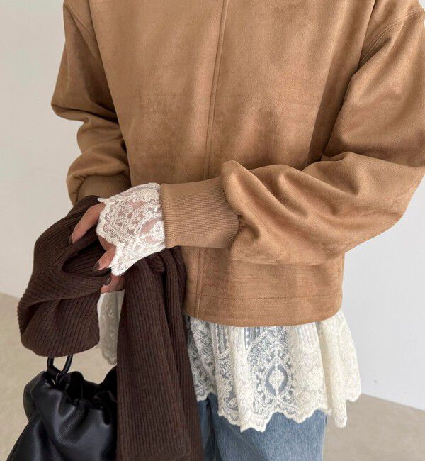 fredy emue「フェイクスエードダンボールプルオーバー」|Tシャツ・カットソー|