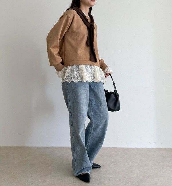 fredy emue「フェイクスエードダンボールプルオーバー」|Tシャツ・カットソー|