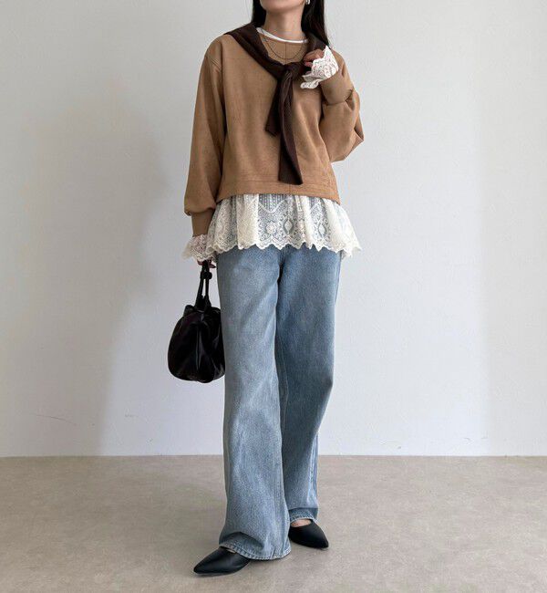 fredy emue「フェイクスエードダンボールプルオーバー」|Tシャツ・カットソー|