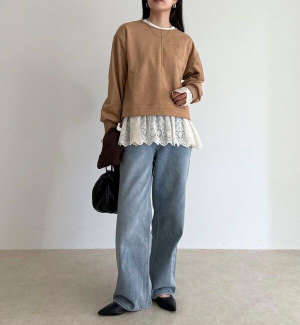 fredy emue「フェイクスエードダンボールプルオーバー」|Tシャツ・カットソー|