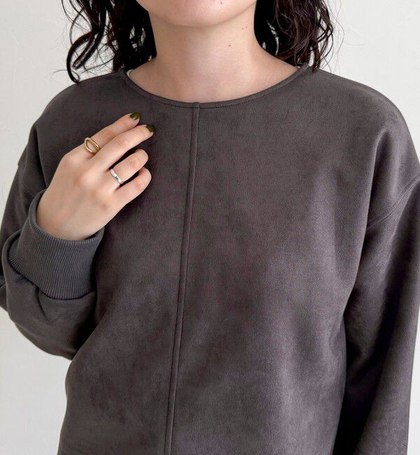 fredy emue「フェイクスエードダンボールプルオーバー」|Tシャツ・カットソー|