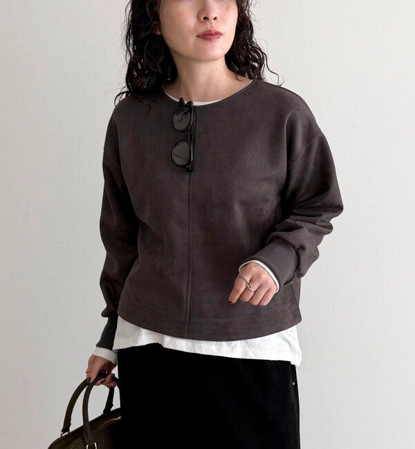 fredy emue「フェイクスエードダンボールプルオーバー」|Tシャツ・カットソー|