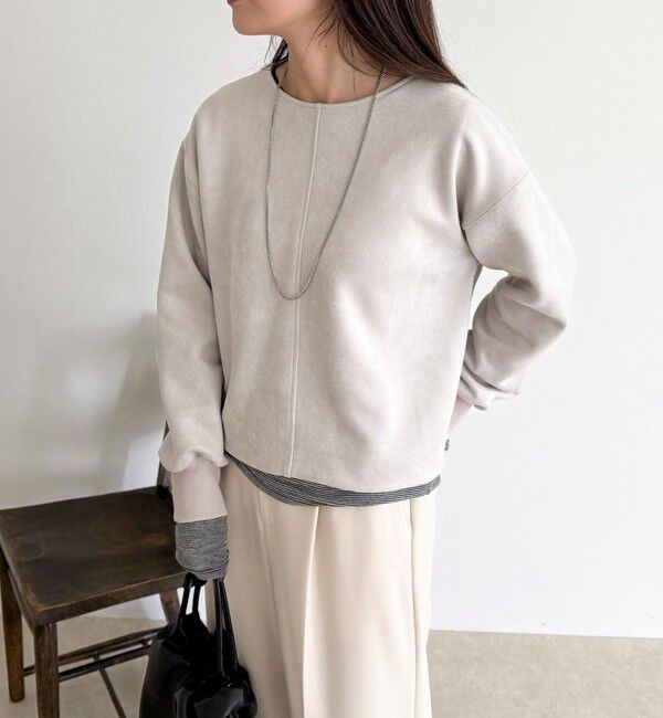 fredy emue「フェイクスエードダンボールプルオーバー」|Tシャツ・カットソー|