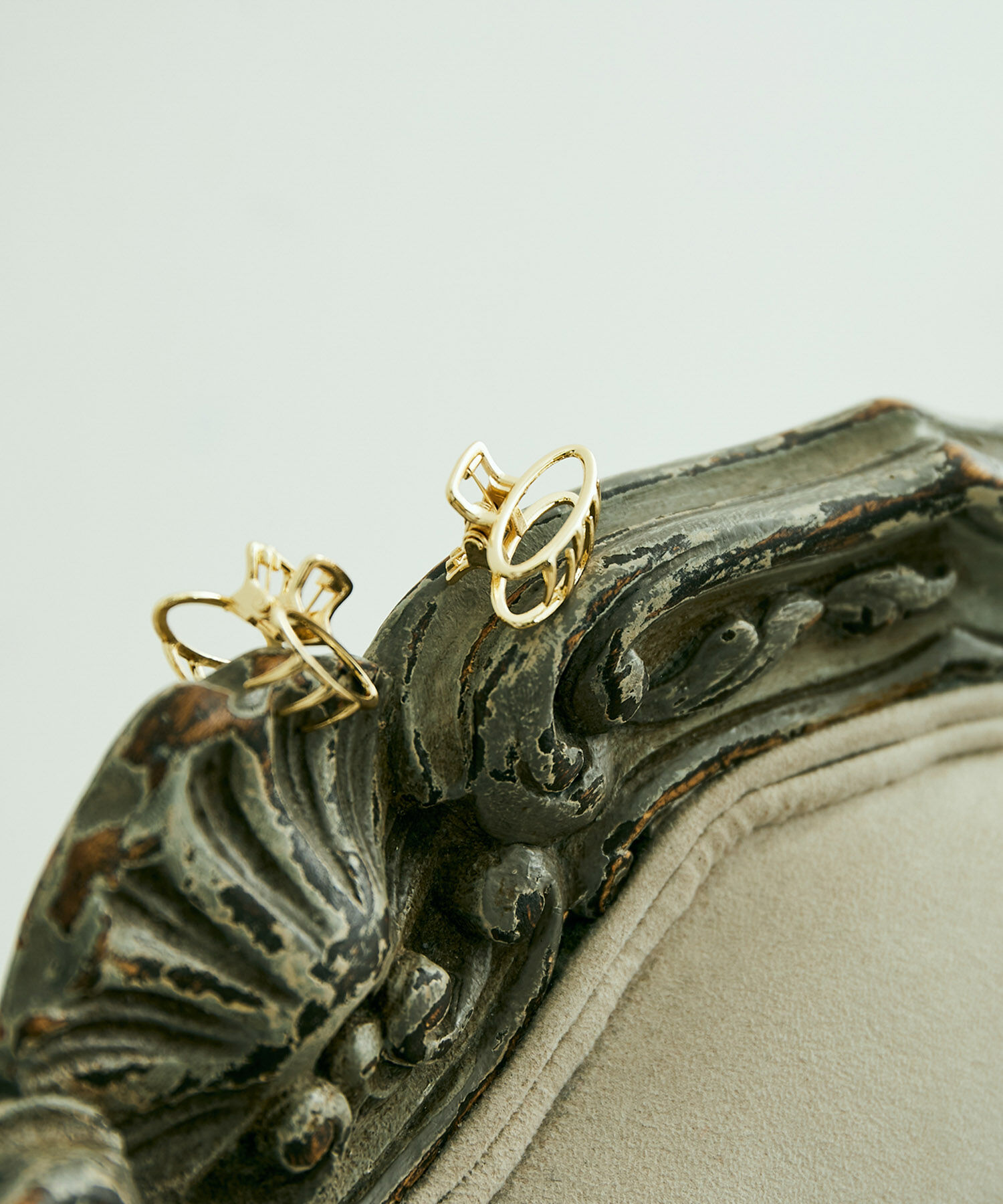 VIS「【SET】ワンポイントにぴったり。ミニヘアクリップ」|その他|ゴールド系(91)