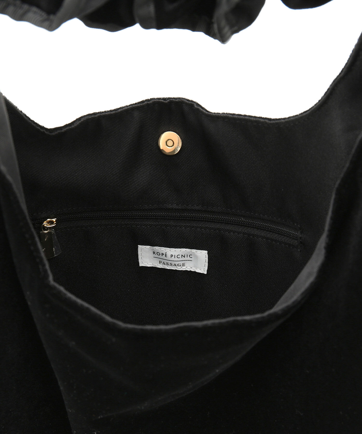 ROPE PICNIC PASSAGE「2WAY/ベロアフリルワンショルダーバッグ」|ショルダー・メッセンジャー|