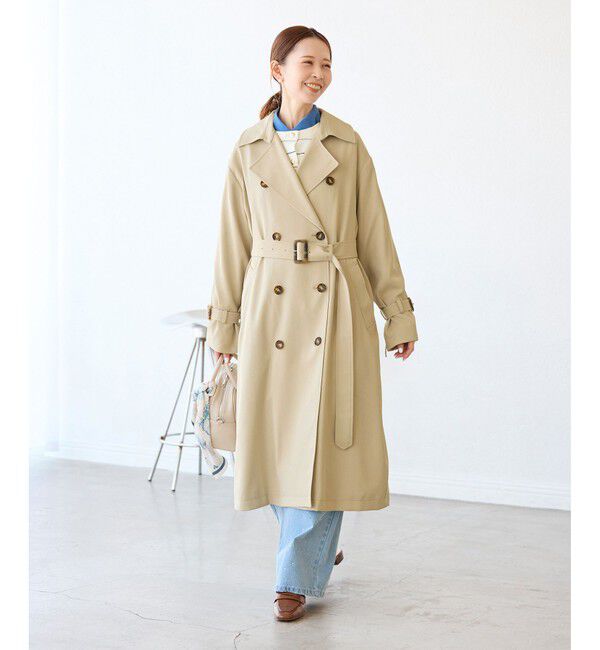 Rope&rsquo;Picnic「撥水加工・花粉ガード/トレンチコート」|トレンチコート|